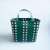 Factory Direct Sales Plastic Hand-Woven Washable Storage Basket Shopping Basket Hand-Woven Korean Portable Bath Basket