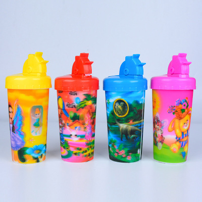 Cartoon Children and students cup sports Water bottles as cup Cartoon design 500ML can be customized