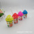 Simple Handy Cup Creative Lovely Ice Cream Cup Is designed in a specific way by Children and students cartoon Straw Cup