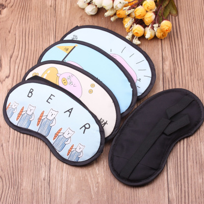 10 Yuan Store Supply Cold Cartoon Cute Personality Blackout Sleep Eye Mask Cold and Hot Compress Ice Pack Eye Shield Men and Women
