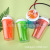 Manufacturers direct DIY pattern basketball Cup Advertising Gift Cup Juice Straw Cup Double Cup