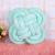 Danish ins hot style KNOT square hand knitting cushion knitting flower cake