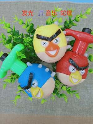 New Bird Flash Music Gyro Music with Infrared Bird Colorful Gyro Hot Selling Toys Direct Sales