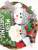 Christmas rattan Pendant Santa Puppet Father Snowman Decoration Festival party decorations