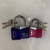 Color diamond shell lock diamond suction card padlock sandblast diamond shell padlock size padlock