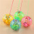 Super Cool Ribbon Elastic Ball Gold Silk Jumping Ball Flash Crystal Ball Luminous Stall Toy Factory Wholesale