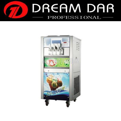Ice Cream Machine Cold Drink Machine Ice Maker Vertical Three-Head Ice Cream Machine