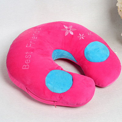 U-shaped music neck pillow can be inserted into computer, mobile phone, memory cotton nap pillow, slow recovery sleep pillow, U-shaped travel neck protection