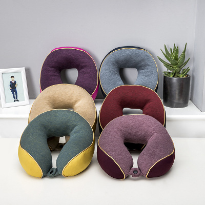 2019U type memory pillow Phnom Penh PE Tube neck Pillow Travel fashion New pillow Neck Custom Manufacturers Direct Sales