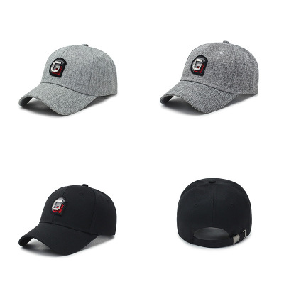Wholesale hip-hop baseball cap solid color letters cap lovers hat sunshade cap