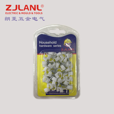 Cable Clips round Clasp Plastic Tailor's Tack Pipe Clamp Cable Clamp Wire Clip Line Code Blister Card Packaging Specifications