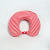 2019 Striped Buckled U-shaped Pillow Memory Cotton Pillow Slow Recovery pillow for cervical spine U-shaped Travel wholesale