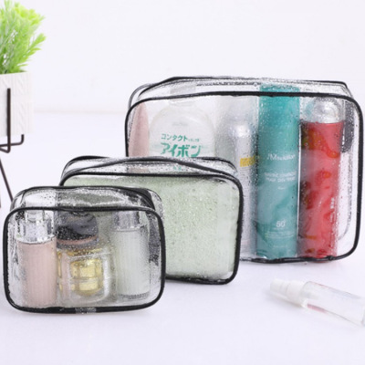 PVC Transparent toiletries bag is suing thickened toiletries bag travel storage bag waterproof and dustproof toiletries bag