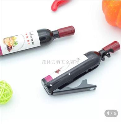 Red wine bottle opener