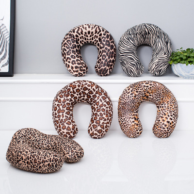 Spring 2018 New Leopard print Spandex and Soon Memory neck Travel pillow Wholesale Manufacturers Direct Wholesale