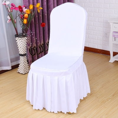 Hotel chair back cover connected cloth art stool cover customized banquet chair cover table seat cover restaurant chair cover