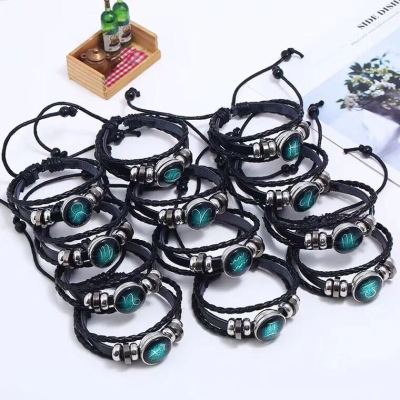 12 constellation luminous lovers bracelet