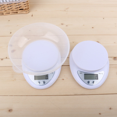 B05 high precision kitchen electronic scale household food kitchen scale baking scale with tray electronic scale