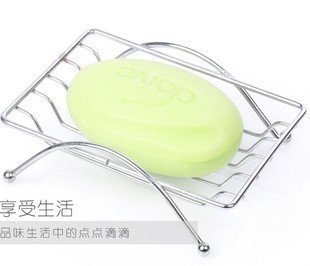 Simple and fashionable stainless steel soap box soap rack soap box soap tray bathroom manufacturer direct sale