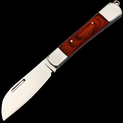 High quality mahogany stainless steel fruit knife