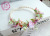 Jia orchid ring auction senli garland placed headgear photo shoot at wedding dress headband