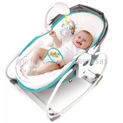 Baby 5 in 1 rocking bed baby music vibration rocking chair smart bed bed recliner comfort chair basket cradle