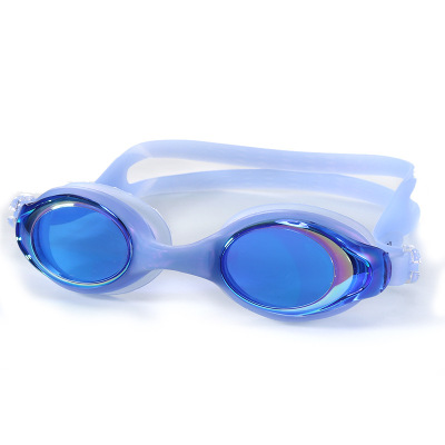 Zhou Chalkiness Swimming Goggles High-Grade Silicone Waterproof Anti-Fog Swimming Goggles HD Men's and Women's High-Strength Elastic Swimming Goggles