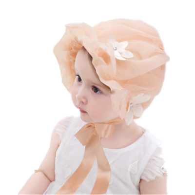 [mei yan] new children's hat pompadour yarn princess hat baby head cap baby hat wholesale