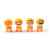 Tiaoyin the same car accessories display a mini spring shaking head figurines creative emojis inside the car accessories