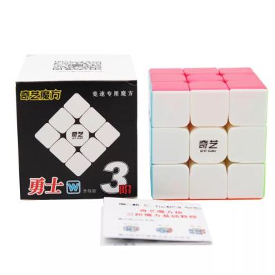 [qiyi rubik's cube warrior W third order rubik 's cube dazzle the six colors] beginners colorful rubik' s cube puzzle toys