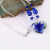 Tiantian retro National style Pendant short Glow-light flower Coloured the collarbone necklace sweater chain