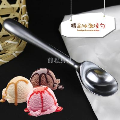 White nickel and zinc alloy ice cream bar new high-end ice cream scoop creative dipper