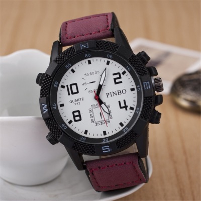 New men's leisure sports military quartz watch European and American popular wish hot style belt watch