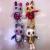 4 \"small cargo pendant 10-15cm sequined doll key chain grab machine doll wedding celebration gift plush toys