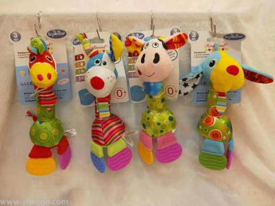 Baby Toys Hand-Cranking Series Happy Sister Plush Toys Factory Direct Sales