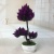 Mini simulation bonsai flower small pot manufacturers direct simulation of flower plants