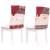 New Christmas decoration chair set restaurant hotel square old man decoration