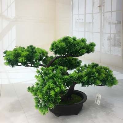 Mini simulation bonsai flower small pot manufacturers direct simulation of flower plants