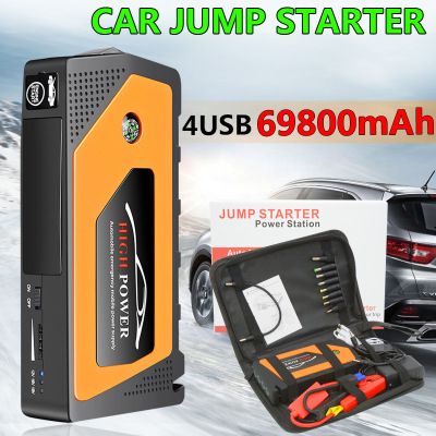 Car Jump Starter 600A Portable Starting Device Lighter 4USB