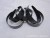 Factory Direct 33mm Flat Toothless Environmentally Friendly Plastic Black Head Buckle DIY Hairband Semi-Finished Products Wholesale