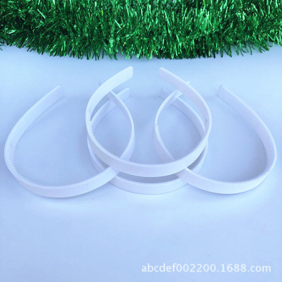 Factory Direct Sales 15mm Flat Toothed Environmental Protection Plastic Headband Head Buckle DIY Hair Accessories Semi-Finished Products Wholesale