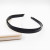 Factory Direct Sales 7mm Black Paint Metal Headband DIY Ornament Accessories Hairband Semi-Finished Products Wholesale