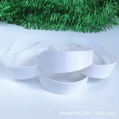 Factory Direct Sales New Plastic Wide Headband 40mm Flat Toothless Headband DIY Ornament Accessories Semi-Finished Products Wholesale