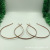 Factory Direct Sales 5mm Fashion High Quality Red Copper Metal Headband DIY Headband Hair Accessory Semi-Finished Products Wholesale