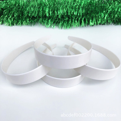 Factory Direct Sales 28mm Flat Toothless Environmental Protection Plastic Head Buckle Headband DIY Hair Accessories Semi-Finished Products Wholesale