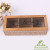 Wooden table top receive box transparent show box miscellaneous goods box woodiness jewelry box cent case