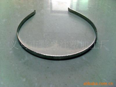 Factory Direct Sales 0.7cm Metal Flat Headband Cloth Wrapper DIY Semi-Finished Products Wholesale