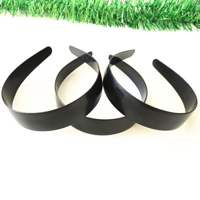 Factory Direct Sales 3cm Wide Extended Version Toothless Plastic Headband Wool Embryo Semi-Finished Products DIY Hair Accessories ABS Material