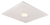 Ternary 11012-c1 Sq67 Gypsum Lamp