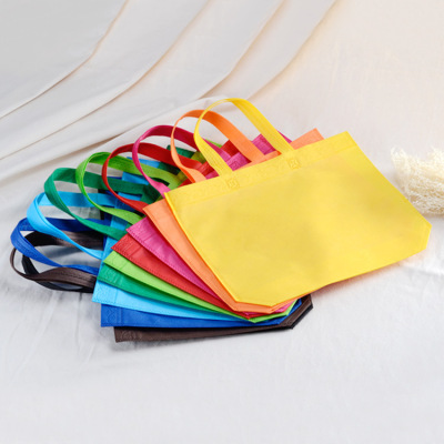 Manufacturers spot wholesale color non-woven bags custom environmental protection non-woven shopping bags customized LOGO printing